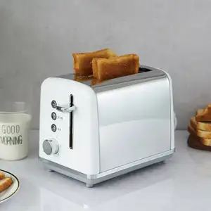Özel Logo Mini ekmek kızartıcı makine kahvaltı akıllı tost 2 dilim sandviç makinesi