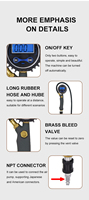 Manomètre numérique pour pneus de voiture SFUTOOLS de haute qualité, écran LCD, certifié CE, garantie 1 an - Essentiel pour l'entretien des véhicules, neuf