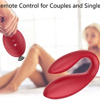 Beliebter Paar-Vibrator mit Fernbedienung, Doppel-Vibratoren, Tragbarer Dildo, Vagina-Klitoris-Stimulator, Vibrator-Sexspielzeug für Frauen