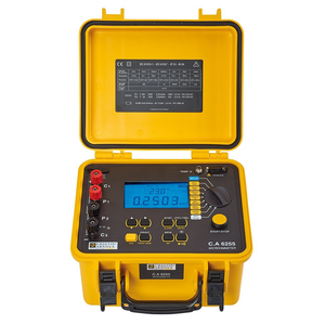 CA 6255 CHAUVIN ARNOUX 10 เครื่องวัดไมโครโอห์มมิเตอร์พร้อมจอแสดงผล LCD วัดความต้านทานได้ตั้งแต่ 1 ไมโครโอห์ม ถึง 2,500 โอห์ม - Product Image 1