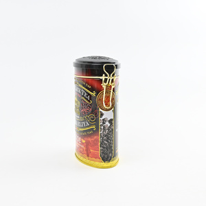 Lata de Té Personalizada con Degradado, Tapa Corona, Impresión por Estampado en Caliente, Embalaje Flexográfico OEM para Paquetes de Té Negro Ceylon Pekoe - Product Image 3
