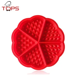 Cake Tools Type and LFGB Certification china manufacturer heart shape silicone waffle mold heart silicone cake mold