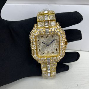 <span class=keywords><strong>2026</strong></span> 뜨거운 판매 새로운 디자이너 하이 퀄리티 석영 시계 남자의 패션 시계 럭셔리 석영 스트랩 다이아몬드 시계 - Product Image 3