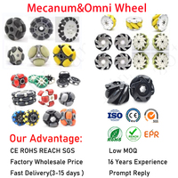 Rueda Omni compatible con Lego de 48mm y 14108, rueda Omni compatible con Mindstorm NXT, generalmente utilizada en el mercado industrial