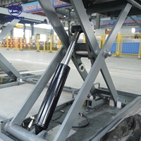 Elevador de Tijera para Autos BJS BJS2828-MB35 de Altura Media, 3500 kg, Elevador Hidráulico, Elevador Portátil para Vehículos, Mantenimiento de Neumáticos, CE