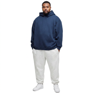 Sweats à capuche pour hommes de qualité supérieure, respirants, en coton mélangé, surdimensionnés, amples, lourds, pour hommes 2026 - Product Image 1