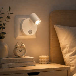 Factory OEM PIR <b>Motion</b> <b>Sensor</b> Night <b>Light</b> Dimmable <b>LED</b> Plug in Wall Lamp 360° Adjustable for Bedroom Stairs Hallway - Product Image 6