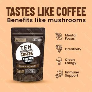 กาแฟผสมเห็ดหอมสิงโตสำเร็จรูปกาแฟผงแผงคอสิงโต - Product Image 2