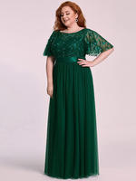 Robe de soirée longue élégante de haute qualité pour femme, grande taille, style Empire, couleur unie, pour fêtes