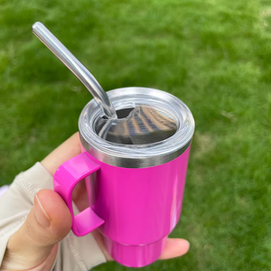 Copo Mini Tumbler Infantil de 3oz com Alça, Colorido, Personalizável para Sublimação, Atacado - Product Image 5