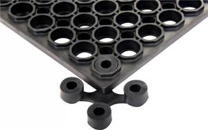 Tapis de sol de cuisine en caoutchouc imbriqué anti-fatigue imperméable pour zone humide - Product Image 5