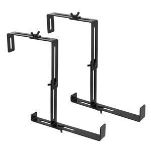 Soporte de ventana Db de acero ajustable para macetas, cestas colgantes de flores, rectangular, con recubrimiento en polvo - Product Image 1