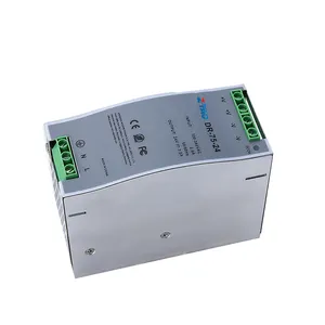 Industrielle Automatisierung Smps DR-75-24 75W 24V 3,2 A AC/DC-Smps-Netzteil mit einem Ausgang und LED-Treibern und CCTV-Adaptern 24V