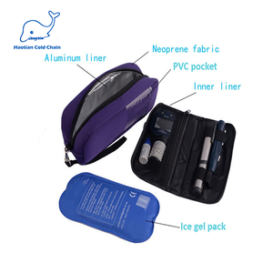 Bolsa Refrigerante Compartimentada para <span class=keywords><strong>Insulina</strong></span>, para la Organización de Péptidos con Estabilidad Óptima, Certificación ISO13485 y CE - Product Image 2