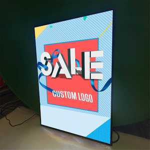 Custom Design 35Mm Rectangle Aluminum Led Light <b>Box</b> Poster Frame Hanging Slim Signage - Product Image 1