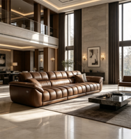 Canapé-lit de villa moderne de luxe, tête de lit en velours unique en forme de plume, lit de luxe avec garniture dorée pour chambre haut de gamme