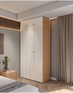 <span class=keywords><strong>Armadio</strong></span> in Legno su Misura ZD con Maniglie in Metallo Design Moderno Organizzatore per Vestiti Cabina <span class=keywords><strong>Armadio</strong></span> - Product Image 6