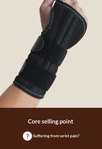 Soporte de Muñeca de Acero <span class=keywords><strong>para</strong></span> Hombres con Esguinces Deportivos, Férula Fija Extraíble, Protector de Palma Presurizado, Protección <span class=keywords><strong>para</strong></span> Articulaciones - Product Image 4