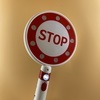 Panneau de signalisation routière LED de sécurité Wesure 19x37x4cm en ABS, portable avec lumière réfléchissante pour le contrôle routier - Product Image 4