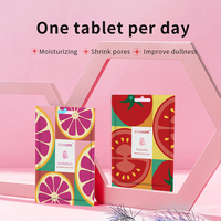 Private Label Schoonheid Huidverzorgingsvel Masker Gezichts Koreaans Biologisch Fruit Whitening Grapefruit Gezichtsmaskers