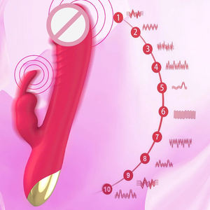 MEIPER Adulto Brinquedos Sexuais IPX5 Médica Silicone Empurrando Vibrador Vibrador Coelho para Vagina Clitoris Estimulação Vibrador para Mulheres - Product Image 4