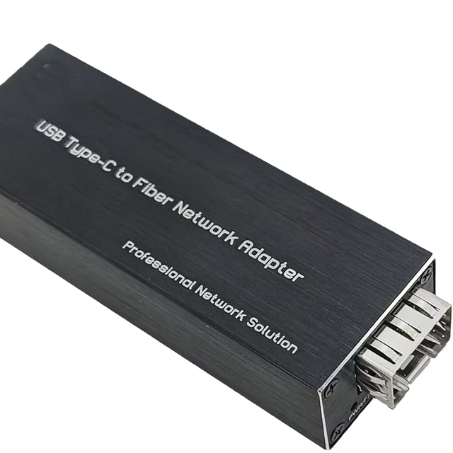 USB 3.0 to SFP Gigabit Ethernet Adapter - Mini Network Interface Card Compatible with Windows/macOS/Linux, Full/Half Duplex