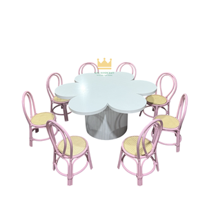 Linda Silla Infantil de Ratán Hecha a Mano, Estilo Bohemio, Muebles para Niños Pequeños para Uso en Interiores y Exteriores, de Vietnam - Product Image 2