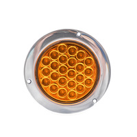 Feu arrière LED rond étanche 12/24V pour remorque et camion, clignotant et feu stop, vente en gros usine