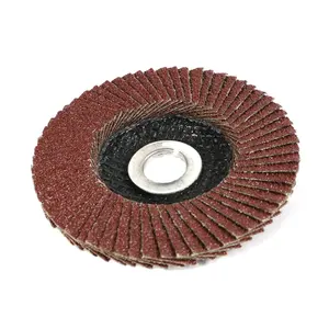keemo sanding grit aluminum oxider polishing emery flaper discs 4 grinding wheel for wooda brasive OEM