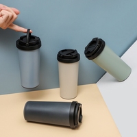 Gobelet Thermos créatif à Double paroi en acier inoxydable 304, ventouse anti-chute, café, vente en gros