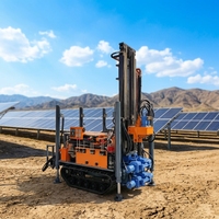 Foreuse à eau portable de haute qualité avec chenilles en acier de 160m et 180m pour petits puits