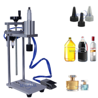 Machine de sertissage pneumatique pour flacons de parfum, buses de pulvérisation, bouteilles en plastique et en verre, cosmétiques et produits alimentaires