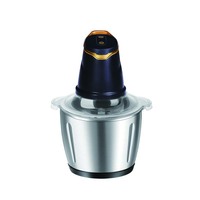 Hachoir à viande électrique portable de haute puissance, sanitaire, personnalisé, en acier inoxydable 304, 2L, facile à utiliser