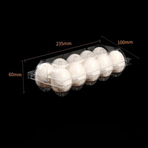 Hộp Đựng Thực Phẩm Trứng Trong Suốt 10 Ô Bán Sỉ Khay Đựng Trứng Bằng Nhựa Tùy Chỉnh Hộp Đựng Trứng Bằng Nhựa Dày 10 Lỗ - Product Image 3