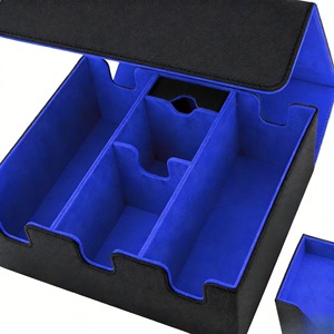 Organizador de Cartas y Caja de Almacenamiento Resistente para 5 Mazos/2200+ Cartas Modelo T992 para TCG Three Kingdoms Kill, Ideal para Regalo - Product Image 1