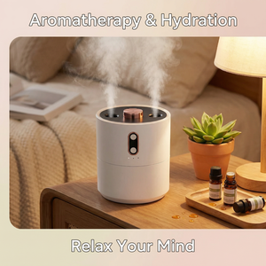 Denizanası Duman Halkası USB Masaüstü Esansiyel Yağ Aroma Difüzörü Hava Nemlendirici 450ml Kapasiteli Koku Difüzörü, Araba ve Ev Kullanımı - Product Image 4