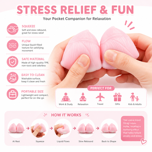 Juguete Blandito de Alta Calidad en Oferta, Juguete Antiestrés de TPR Rosa Zongzi Barato para Niños - Product Image 6