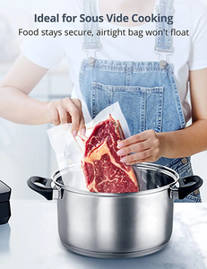 Bolsa de almacenamiento de congelador de alimentos en relieve transparente <span class=keywords><strong>Bolsas</strong></span> de sellado al vacío 40x60 <span class=keywords><strong>Bolsas</strong></span> de alimentos procesados al vacío - Product Image 6