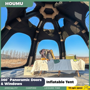Carpa de Camping de Lujo HOUMU, Esférica, Inflable, de 16 m², para una Habitación, Cuatro Estaciones, Instalación en 3 Minutos, Oxford 420D, UPF50+, Familiar - Product Image 1