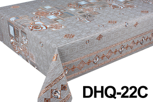 Factory Cheap Waterproof Luxury <strong>Vintage</strong> Pvc Gold Table Cloth Wholesale Embroidered <strong>Tablecloth</strong> - Product Image 5