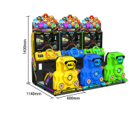 Machine de jeu vidéo d'arcade à pièces pour enfants, simulateur de course automobile, garantie 1 an, fabriqué en plastique et en fer durables