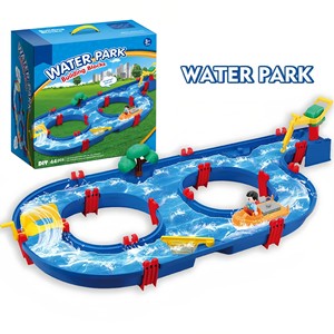 Ensemble de jeu d'extérieur DIY pour l'été, blocs de construction pour parc aquatique, jouets pour piscine, jardin, plage, jouet d'activité sensorielle amusant, cadeau pour enfants - Product Image 2