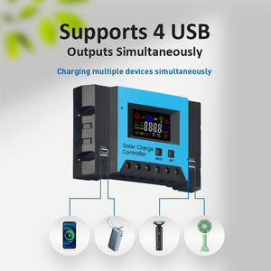 Gcsoar ตัวควบคุมการชาร์จพลังงานแสงอาทิตย์แบบแมนนวล30A PWM สำหรับเขตเมืองและอาคารสูงการเปิดรับแสงแดดจำกัด - Product Image 5