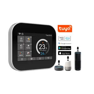 Tuya wifiルームmodbusカラーサーモスタットスマート電気16A/給湯およびボイラー用