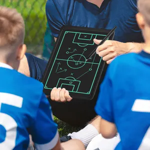 Çocuklar bilgisayar oyunu çizim manyetik ekran online ahşap dijital pedleri oyun yazma futbol kurulu oyuncaklar led futbol taktikleri kurulu