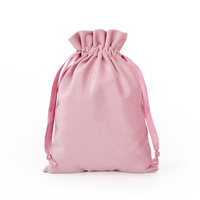 Sacs en velours à cordon de serrage en gros, pochettes en velours personnalisées, sacs d'emballage cadeau pour bijoux, sacs de rangement souples pour accessoires