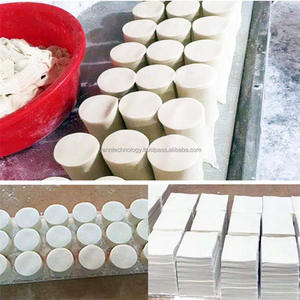 Máquina para fabricar envoltorios de samosa de piel de albóndigas redondas de alta capacidad Precio de la máquina de moldeo por corte de envoltorio cuadrado Wonton a la venta - Product Image 2