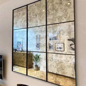 Bán buôn tùy biến Tường Gạch Kính Gương Cổ Tấm Bướm gương tường trang trí nội thất gương cổ kính cho khách sạn - Product Image 4
