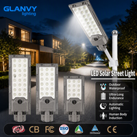 Lampes solaires LED Sola Lights, lampes solaires composées 100W 200W 300W tout-en-un avec capteur d'induction, indice de protection IP66 pour une utilisation en extérieur dans les zones rurales