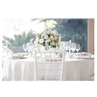 Vente en gros de chaise de mariage en or dossier haut chaise Chivari de fantaisie de banquet de mariage royal